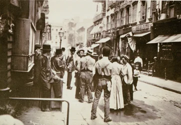 Rue Pell à Chinatown, New York, 1898